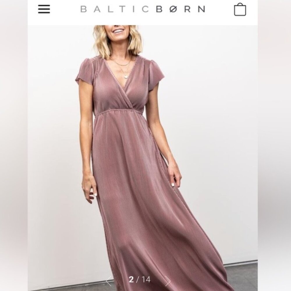 Baltic Born pink maxi dress - new with tags